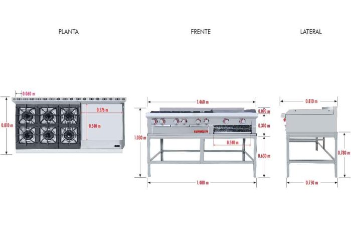 Estufa Coriat EC-6-GRILL MESA MASTER - Image 5