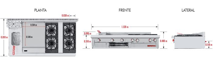 Estufa Coriat MULTICHEF MESA MASTER - Image 5