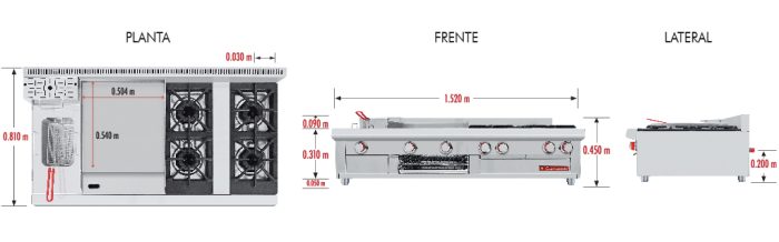 Estufa Coriat MULTICHEF MESA MASTER - Image 4