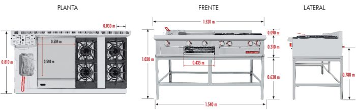 Estufa Coriat MULTICHEF MESA MASTER - Image 3