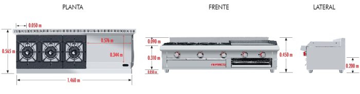 Estufa Coriat EC-3-GRILL MESA PETIT - Image 4