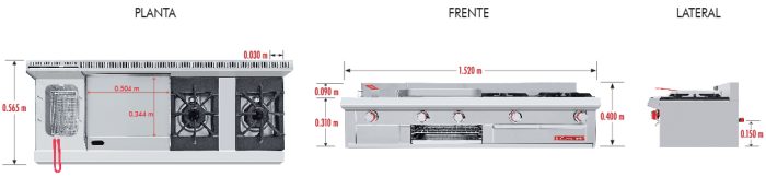 Estufa Coriat MULTICHEF PETIT DE MESA - Image 6
