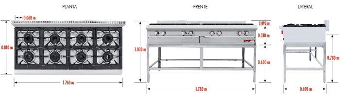 Parrilla Coriat PCV-8 HD - Image 2